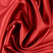 Tessuto Raso Di Seta Stretch Rosso - (Tessuti Moda)