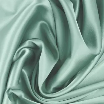 Tessuto Raso Di Seta Stretch Verde Mare Tessuto Raso Di Seta Stretch Verde Mare
