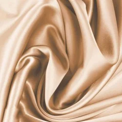 Stretch Silke Satin Stof Hudens Farve