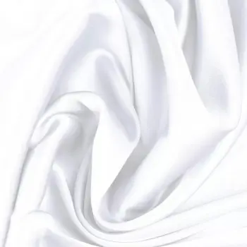 Tessuto Raso Di Seta Stretch Bianco Tessuto Raso Di Seta Stretch Bianco