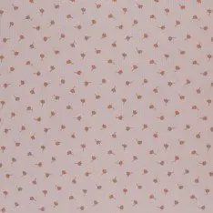 Rib Knit Jersey Fabric Printed - Clover Leaf Nude Pink Rib Knit Jersey Fabric Printed - Clover Leaf Nude Pink