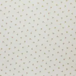 Rib Knit Jersey Fabric Printed - Clover Leaf Sand Beige Rib Knit Jersey Fabric Printed - Clover Leaf Sand Beige
