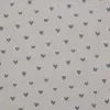 Rib Knit Jersey Fabric Printed - Hearts Dark Beige 