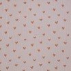 Tessuto Jersey Di Cotone Costine Stampato - Cuori Nude Rosa - (Jersey Tessuti)