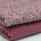 Rippstrick Jersey Stoff - Süße Kleine Blumen Himbeere Rippstrick Jersey Stoff - Süße Kleine Blumen Himbeere - (Jersey Stoffe)