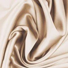 Tissu Satin De Soie Stretch Beige Clair Tissu Satin De Soie Stretch Beige Clair