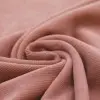 Dzianina Welurowa Soft Prążkowana Gliny Różowy