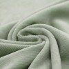 Smalle Ribfluweel Jersey Stof Dusty Groen
