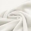 Tissu Velours Jersey Milleraies Écru - (Tissu Jersey Velours Côtelé )