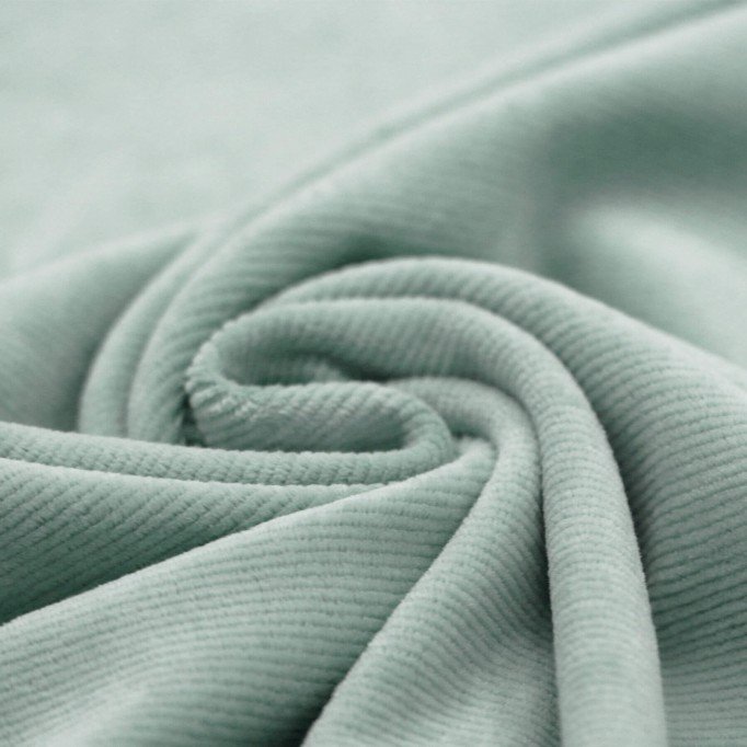 Small Knitted Corduroy Jersey Fabric Sea Green - (Knitted Corduroy Jersey Fabric)