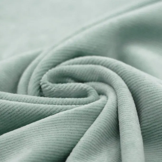 Small Knitted Corduroy Jersey Fabric Sea Green - (Knitted Corduroy Jersey Fabric)