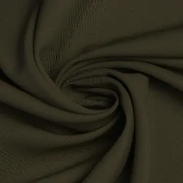 Stretch Gabardine Stof (Bamboe Touch) Leger Groen - (Gabardine Stoffen)