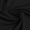 Stretch Gabardine Fabric (Bamboo Touch) Black - (Gabardine Fabric )