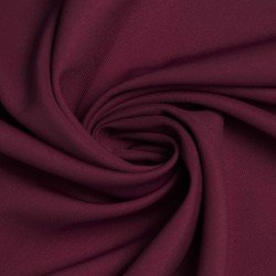 Stretch Gabardine Fabric (Bamboo Touch) Bordeaux