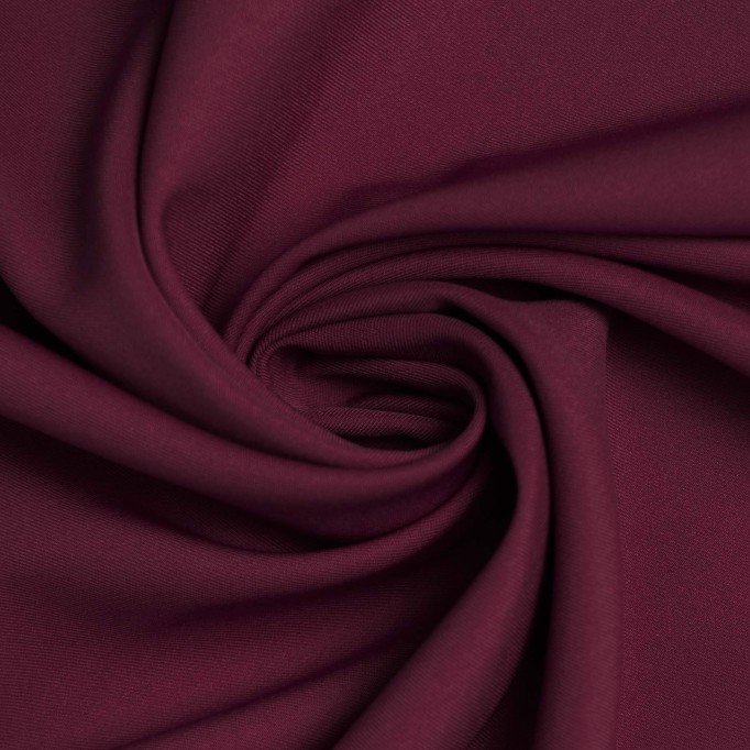 Stretch Gabardine Stof (Bamboe Touch) Bordeaux - (Gabardine Stoffen)