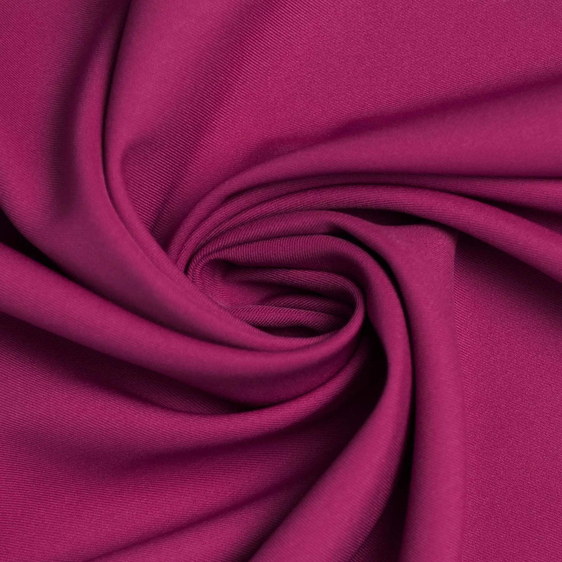 Stretch Gabardine Stof (Bamboe Touch) Kardinaal Roze