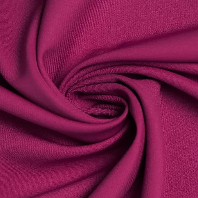 Stretch Gabardine Stof (Bamboe Touch) Kardinaal Roze - (Gabardine Stoffen)