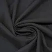 Stretch Gabardine Stof (Bamboe Touch) Donker Grijs Melange - (Gabardine Stoffen)