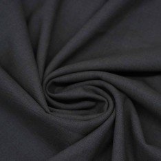 Stretch Gabardine Fabric (Bamboo Touch) Dark Grey Melange