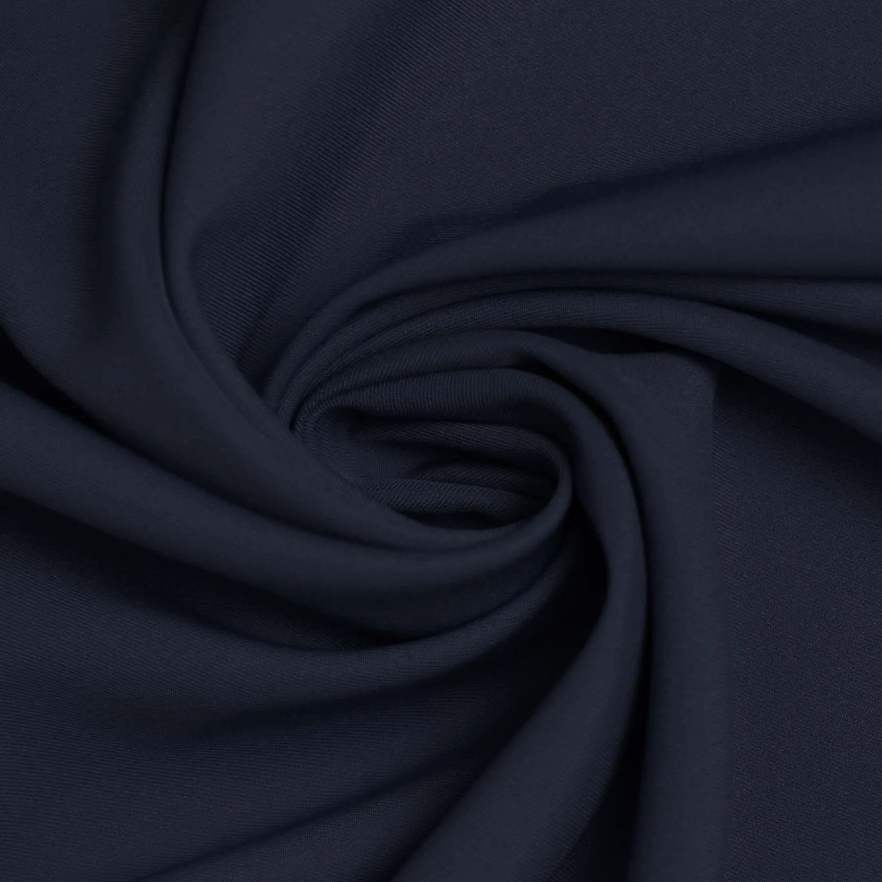 Stretch Gabardine Stof (Bamboe Touch) Marine