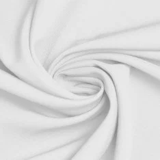 Tessuto Gabardine Stretch (Tocco Di Bambù) Bianco Tessuto Gabardine Stretch (Tocco Di Bambù) Bianco