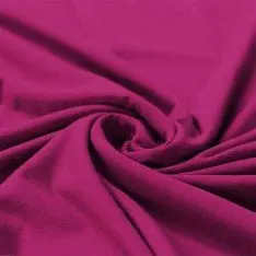 Bambusjersey Stof Kardinal Pink