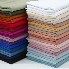 Bambusjersey Stof Lyserød