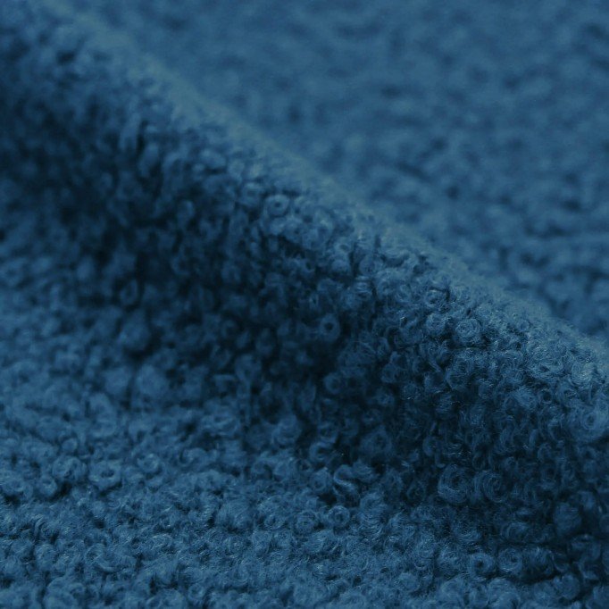 Boucle Stoff Locken Dunkel Jeans - (Boucle Stoff)