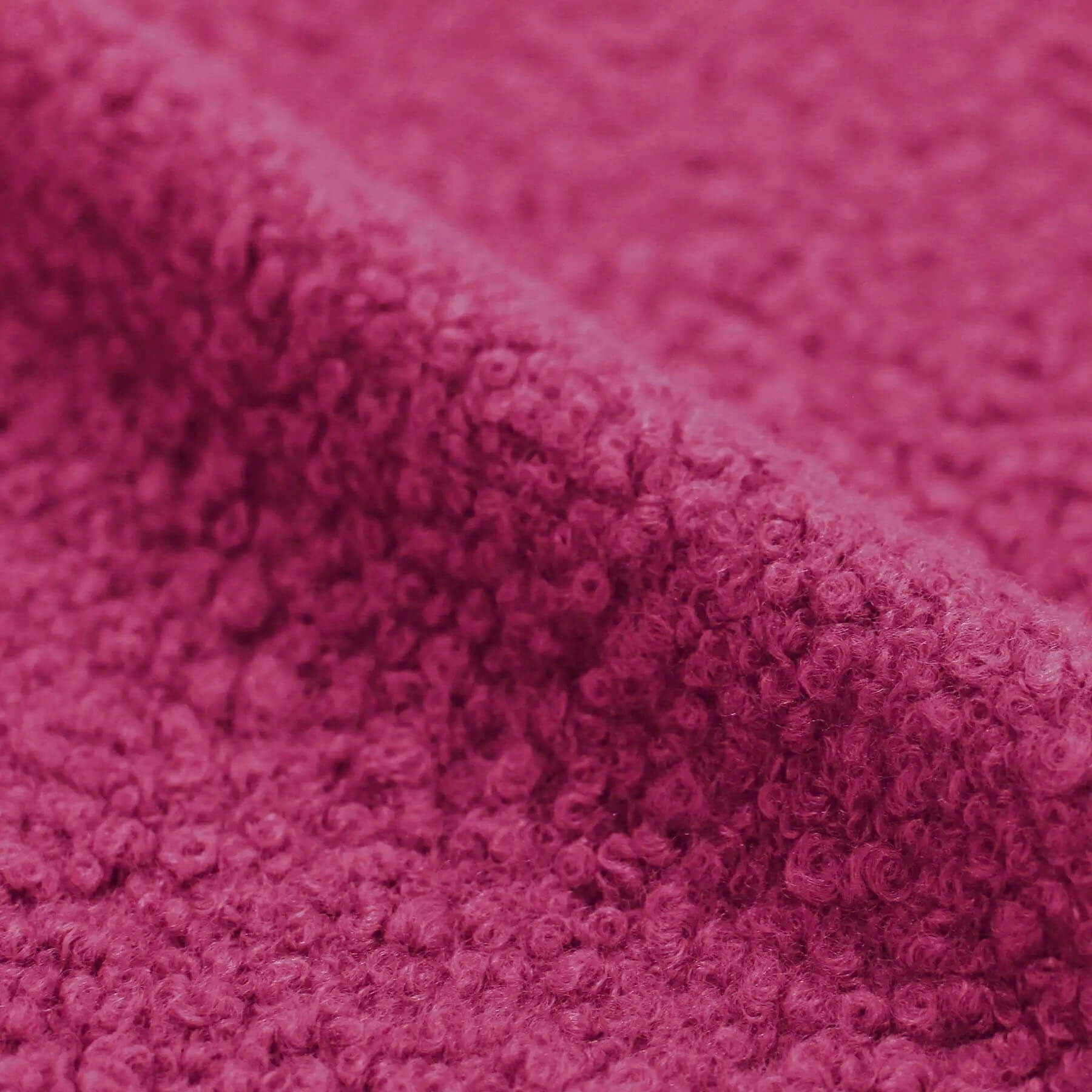Boucle Stof Gekruld Fuchsia