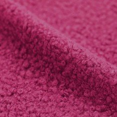Boucle Fabric Curly Fuchsia