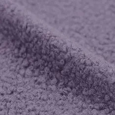 Boucle Fabric Curly Mauve
