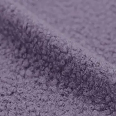 Boucle Fabric Curly Mauve - (Boucle Fabric)