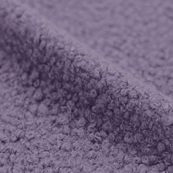 Boucle Stof Gekruld Mauve - (Boucle Stoffen)