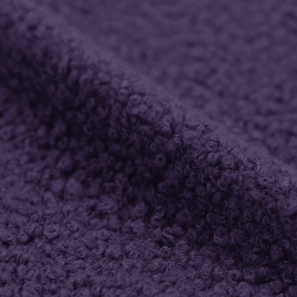 Tessuto Bouclé Pesante Viola