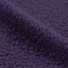 Boucle Fabric Curly Purple