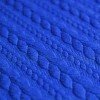 Strikstof Flettet Mønster Kobolt