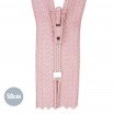 Cerniera Lampo Spirale YKK Nude Rosa 50CM Nylon Non Separabile - (Non Separabile Cerniera Lampo Spirale YKK)