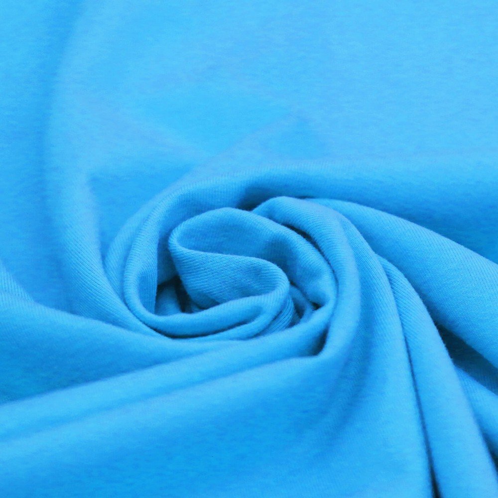 Jersey Cotone Lycra Acqua