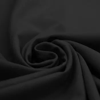 Tissu Coton Jersey noir Tissu Coton Jersey noir