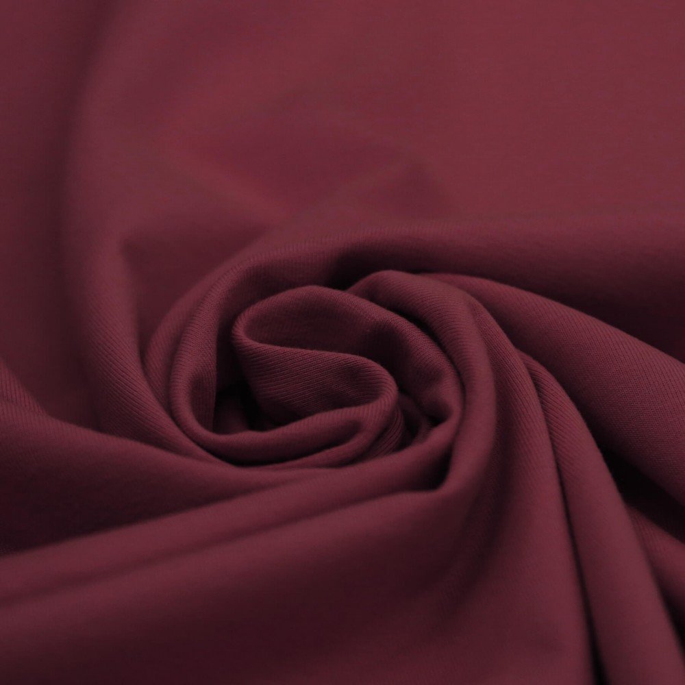 Jersey Cotone Lycra Bordeaux