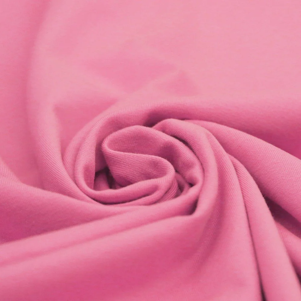 Bomuldsjersey Stof Candy Pink