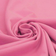 Tessuto Jersey Di Cotone Lycra Rosa Confetto