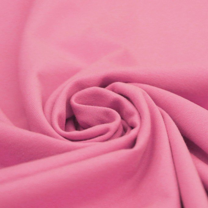 Katoenen Jersey Snoep Roze - (Katoenen Jersey Stoffen)