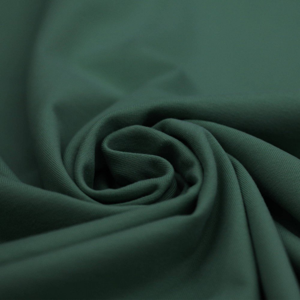 Jersey Cotone Lycra Verde Scuro