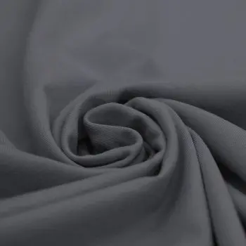 Tissu Coton Jersey Gris Foncé Tissu Coton Jersey Gris Foncé