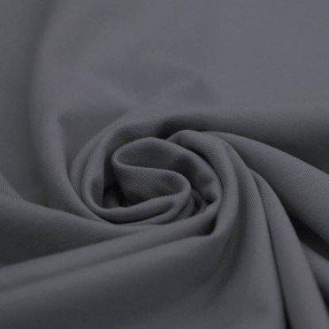 Jersey Cotone Lycra Grigio Scuro - (Tessuto Jersey Di Cotone)