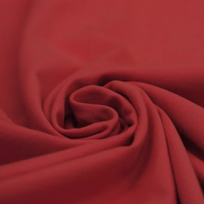 Tissu Coton Jersey Rouge Foncé  - (Tissu Jersey Coton)