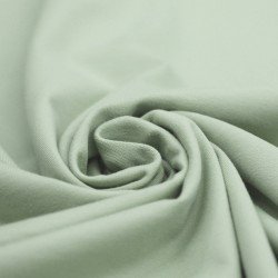 Tissu Coton Jersey Vert Poussiéreux