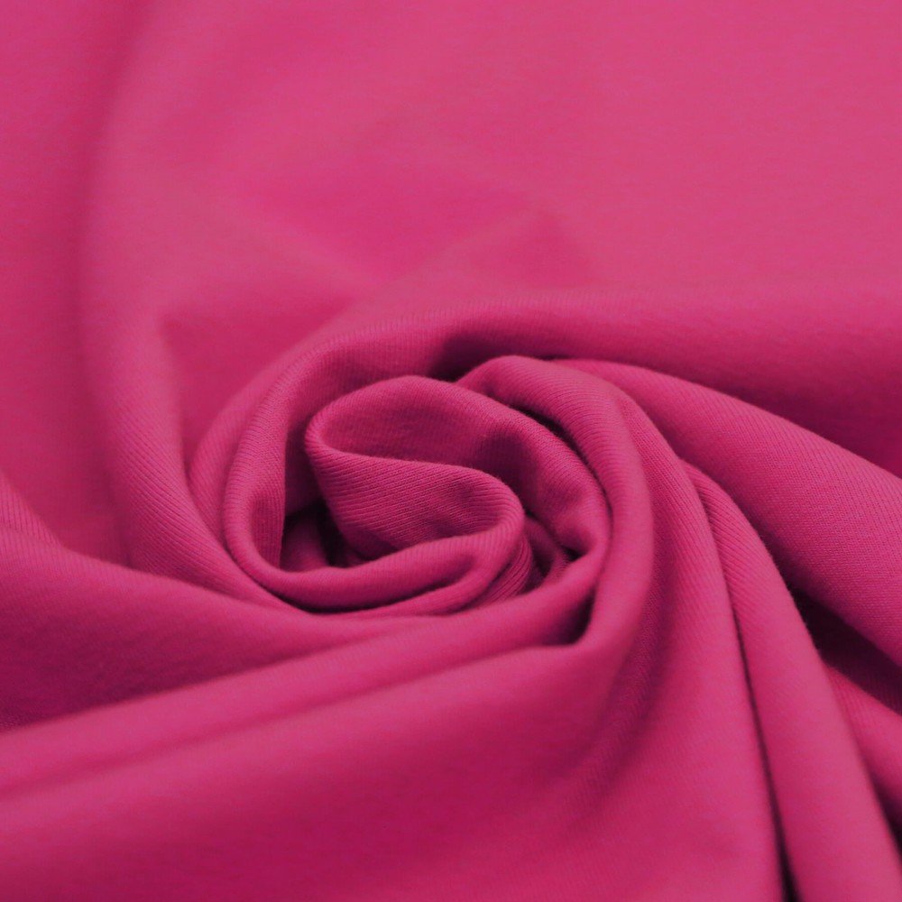 Jersey Cotone Lycra Fucsia
