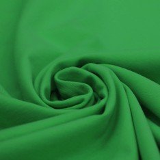 Tessuto Jersey Di Cotone Lycra Verde Erba